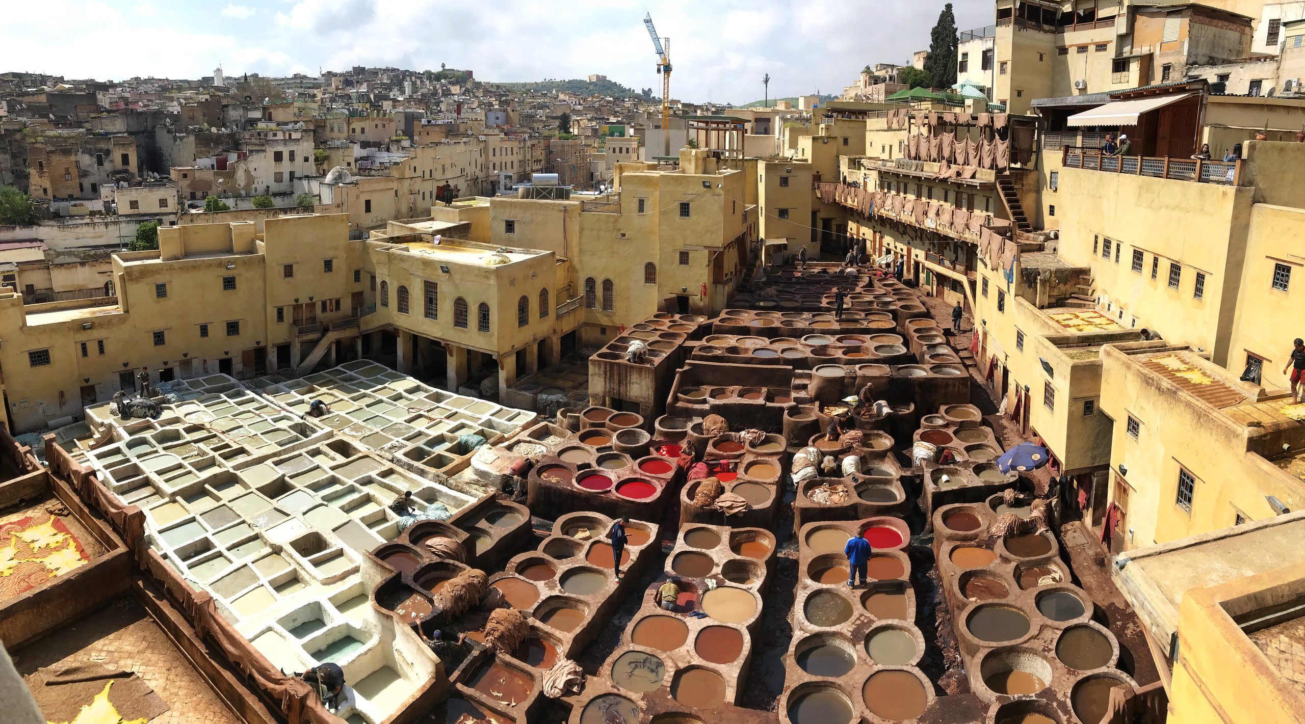 Chouara Tanneries Fes Morocco Guide Chouara tannery dye pits – top Fes attraction in Morocco